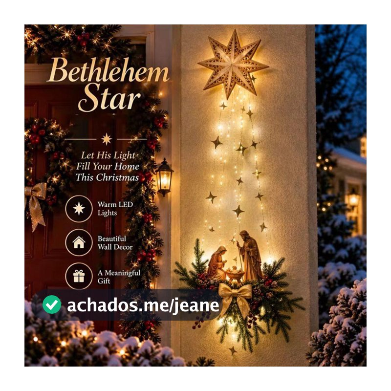 Decoração De Parede De Presépio , Iluminada Em Acrílico 2D , De Natal Iluminado E Quente Brilhante
