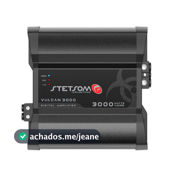 Modulo Stetsom Amplificador 3000w 4 Ohms 1 Canal Vulcan 3000