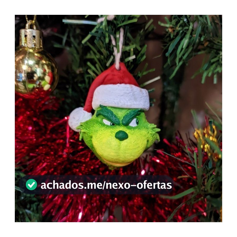 Decoração Enfeite para Árvore de Natal Geek Grinch