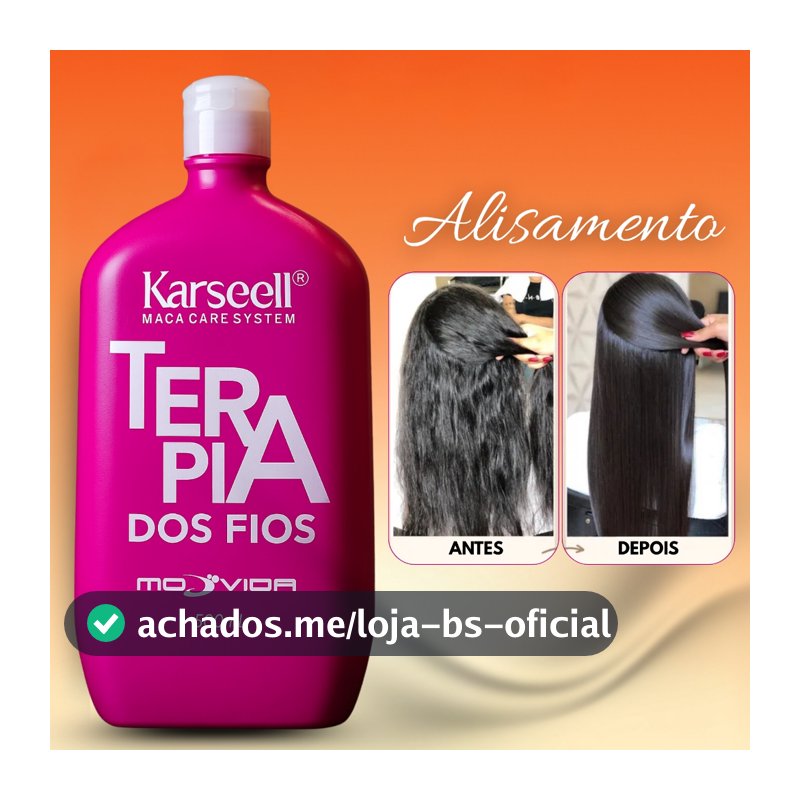 Progressiva Orgânica Terapia dos Fios Cabelo Liso Imediato - 500ml