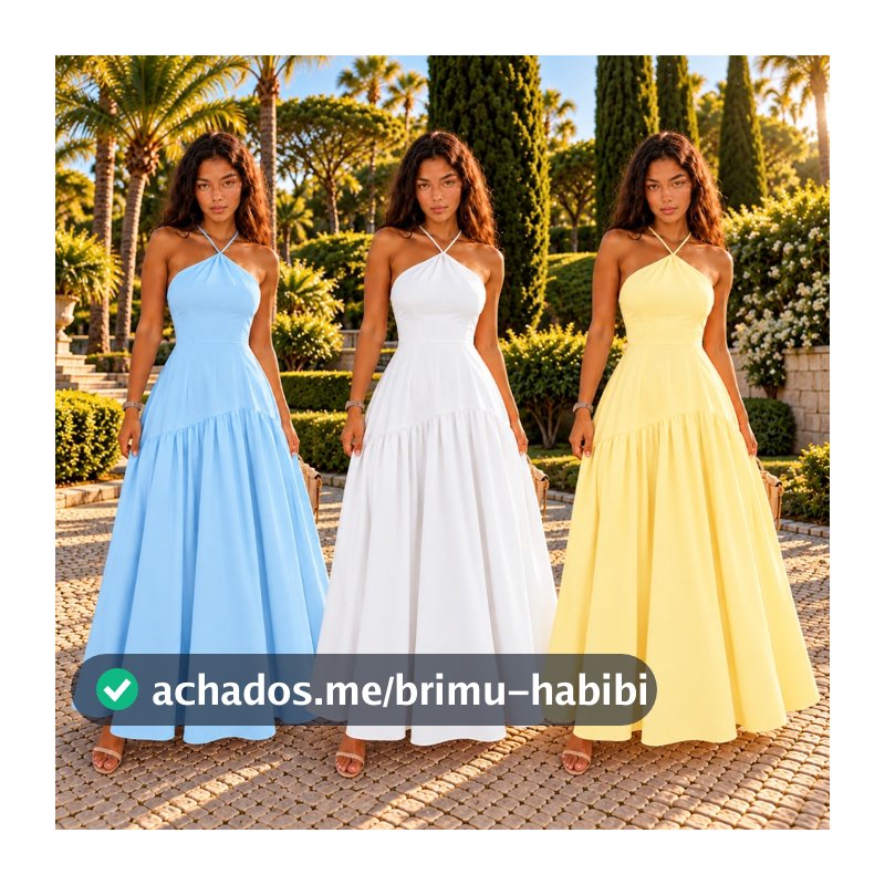 Vestido Longo Feminino com Bojo Frente Única Elástico nas Costas Casual Elegante Festa Casamento Verão