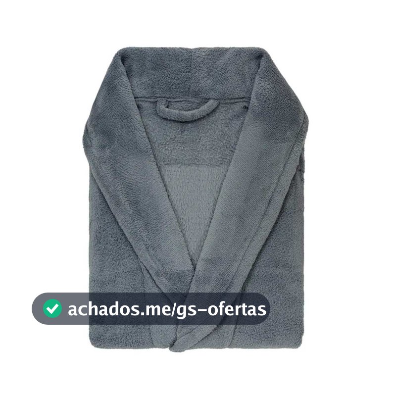 Roupão Microfibra Camesa Masculino Várias Cores Adulto