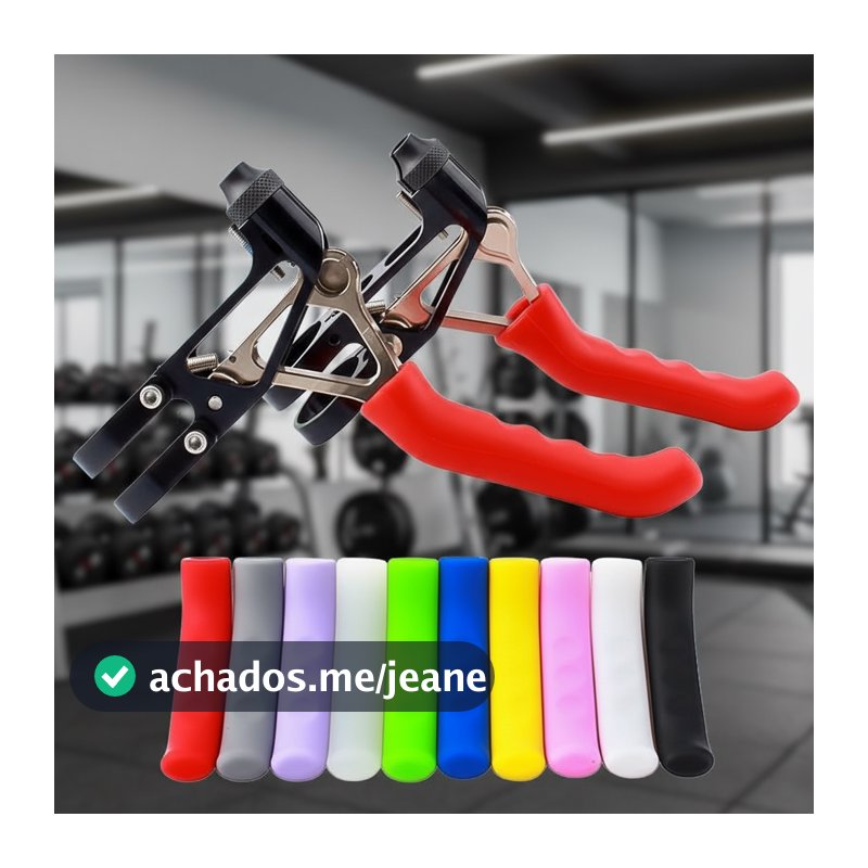Protetores de Manetes de Freio para Mountain Bike, Silicone, Antiderrapante, Absorção de Impacto, 1 Par