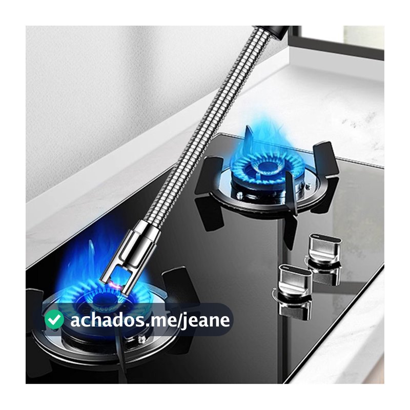 Isqueiro Eletrico Acendedor De Fogão Fogão Churrasqueira Vela Original Recarregavel USB