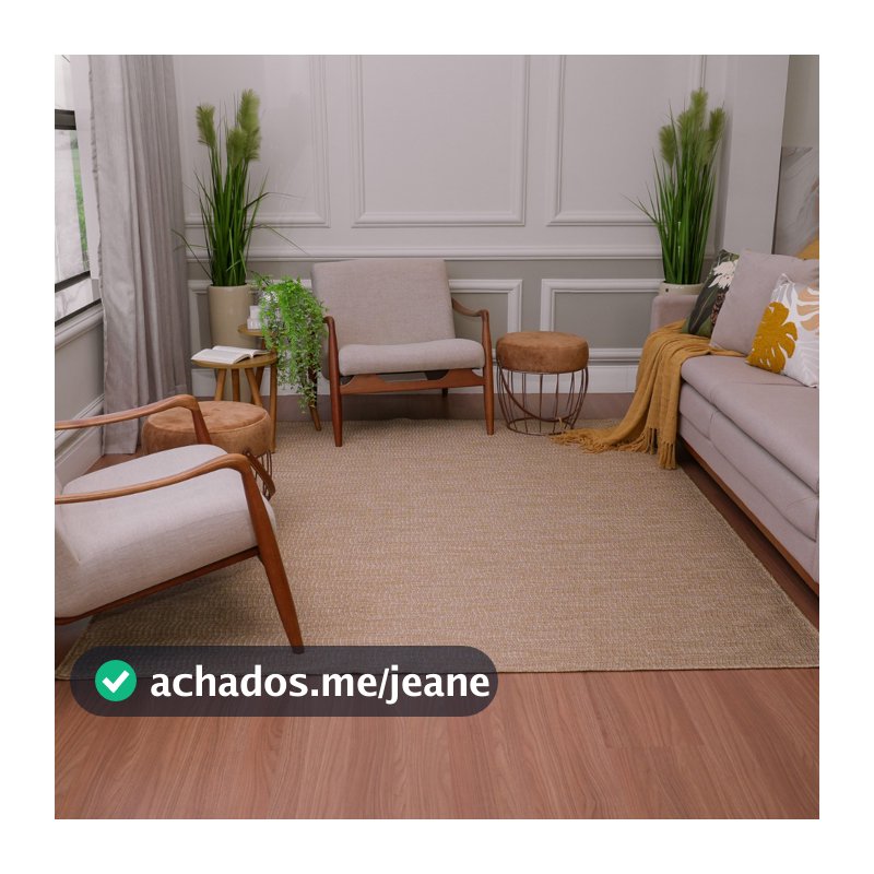 Tapete Sala 300x400 Clean Elegante Alta Durabilidade Luxo Premium