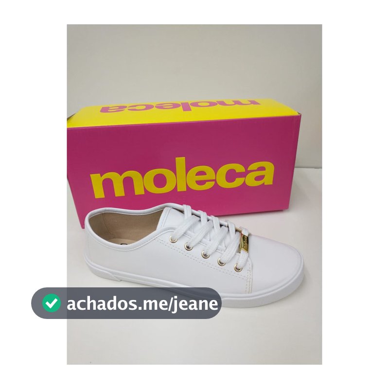Tênis Básico Casual Branco Moleca 5296.210