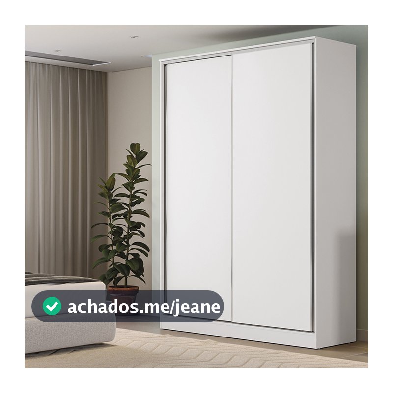 Guarda-Roupa 2 Pts de Correr 2 Gvts Kappesberg Adapt Branco
