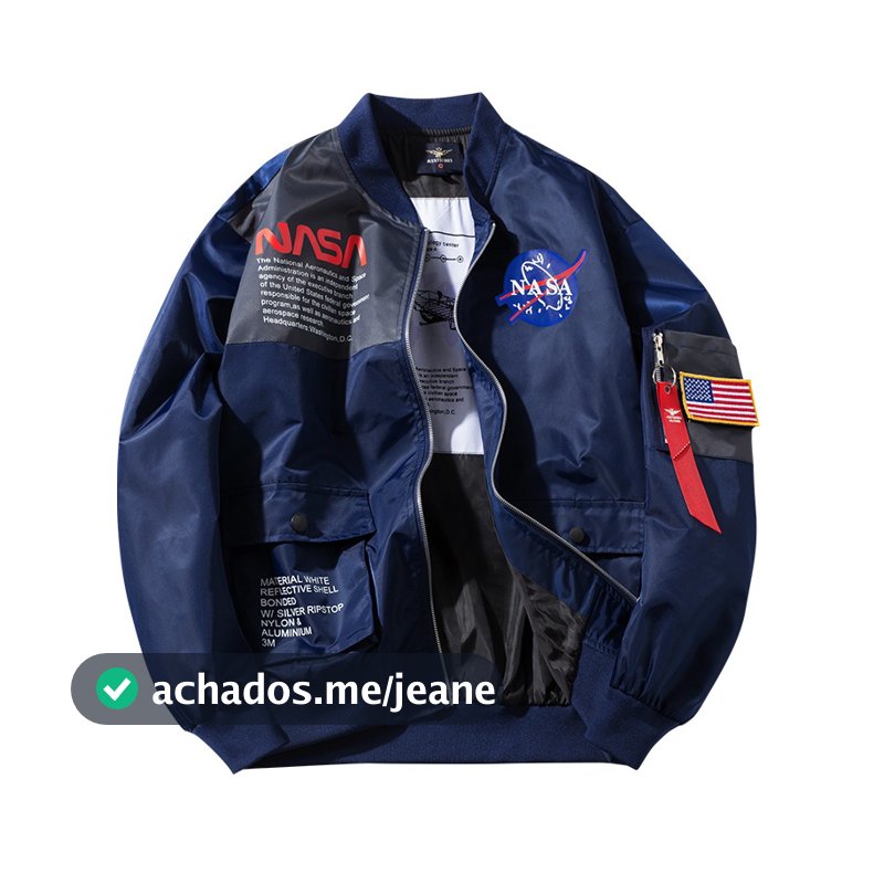 Jaqueta De Estilo Europeu/Casaco De Astronauta Aviação Quente