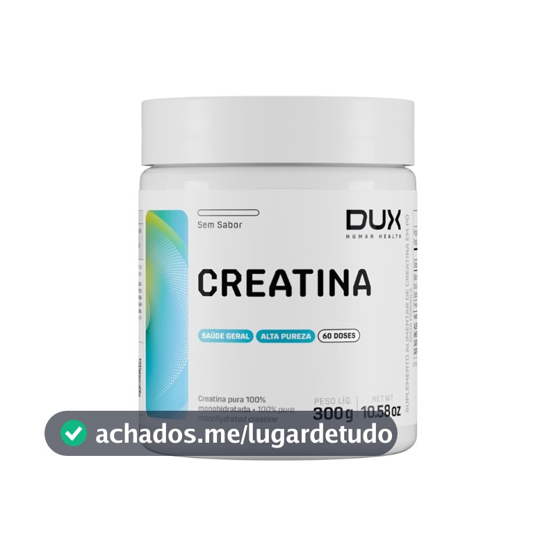 Creatina Monohidratada DUX Nutrition 100% Pura Original – Ganho de Massa Muscular Força