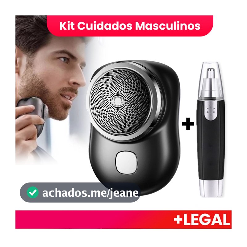 Afeitadora Eléctrica de Bolsillo - Resistente al Agua y Carga Tipo-C