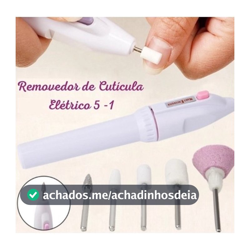 Removedor De Cutículas E Lixa Eletrônica Portátil Lixadeira Unha Elétrica Profissional-GUI ANA