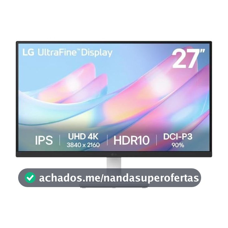 Monitor LG UltraFine™ Smart 27" IPS UHD 4K HDR10 - 27US500-W
