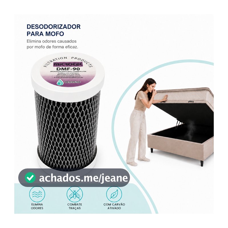 Elimina Cheiro de Mofo em Baú de Cama Absorve Umidade e Elimina Traças - 1 Unidade