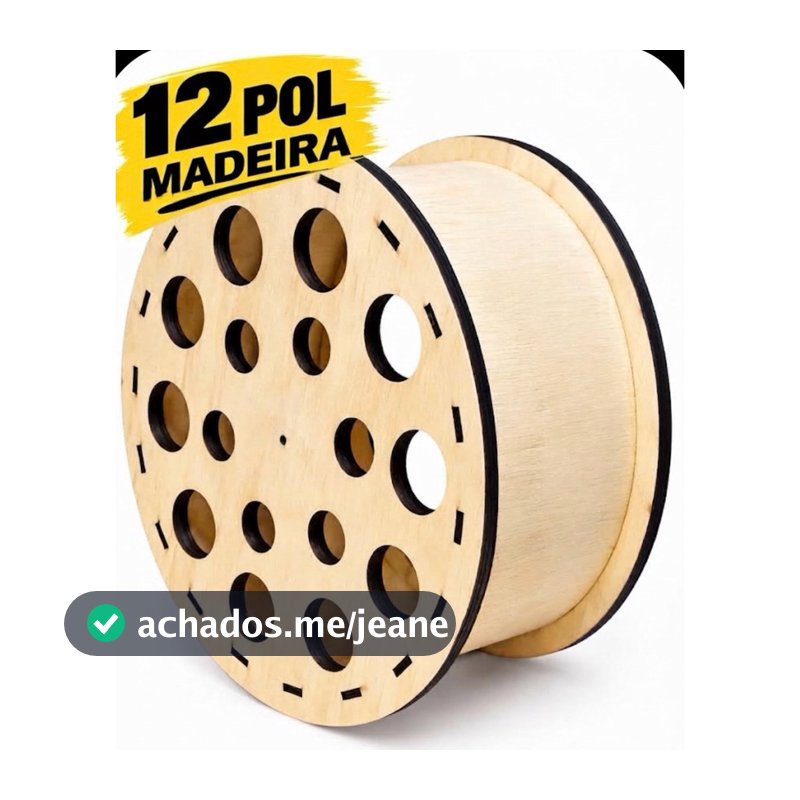 Carretilha Pipa 12 Polegada (30cm) Com Rolamento Duplo Personalizada