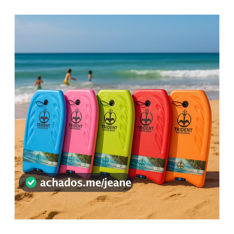 Prancha Surf BodyBoard Infantil Com Leash Praia Piscina