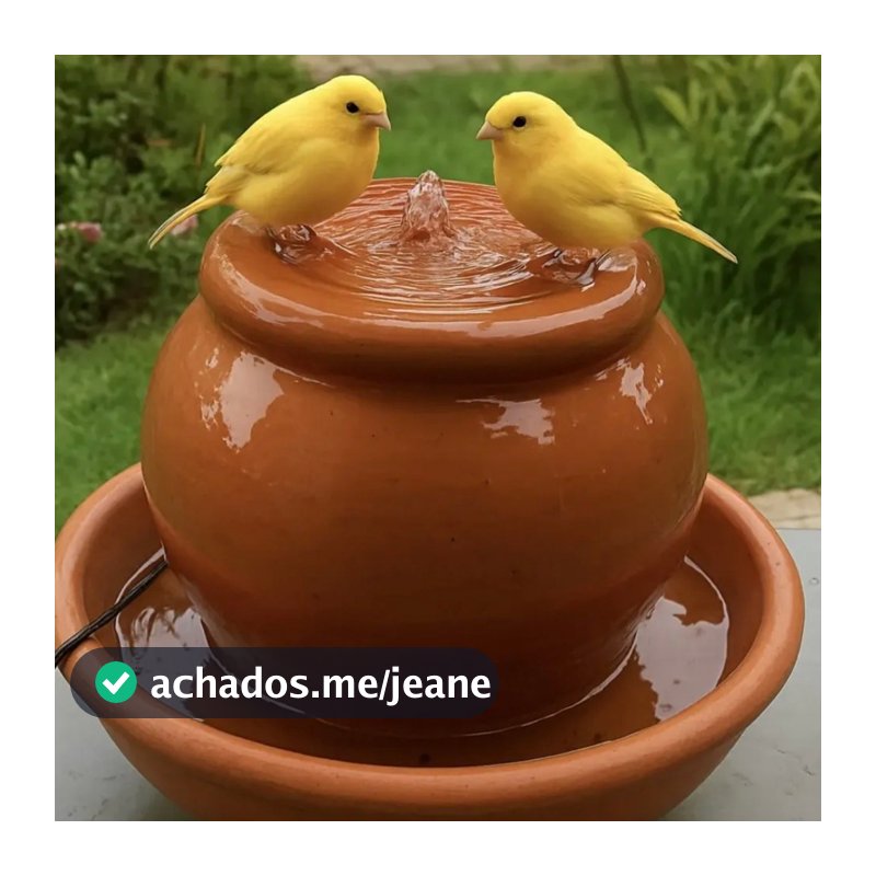 Fonte De Água Para Jardim Banho De Passaros Decore Sua Casa