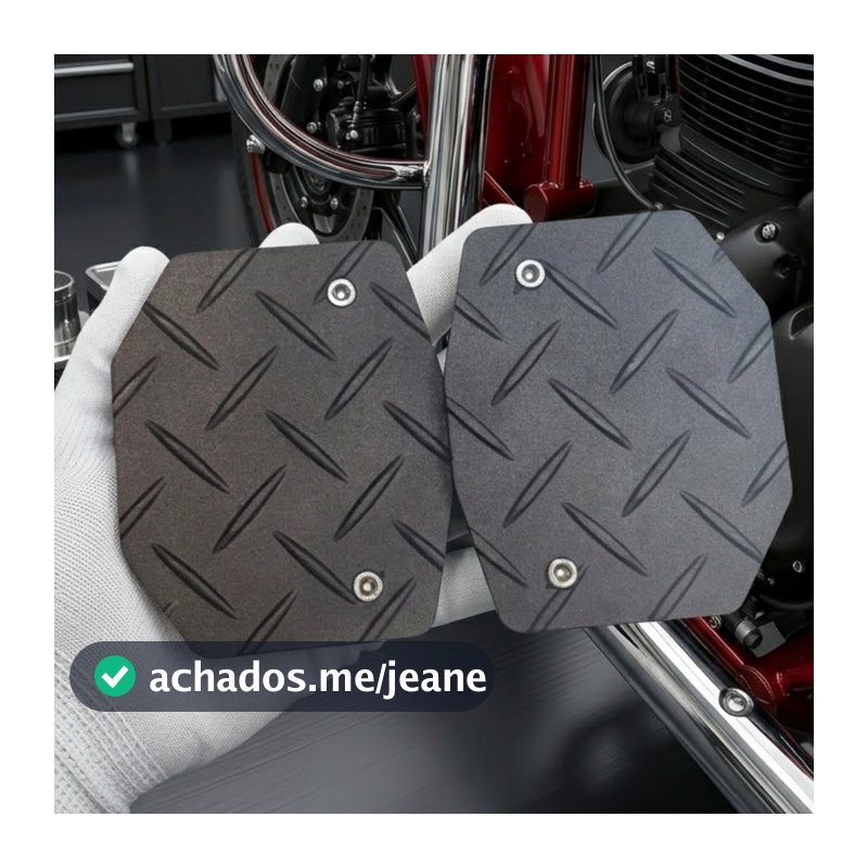 Plataforma Pedaleira Universal Kawasaki Versys 650 Himalayan 450 Hunter 350 Conforto Em Viagens