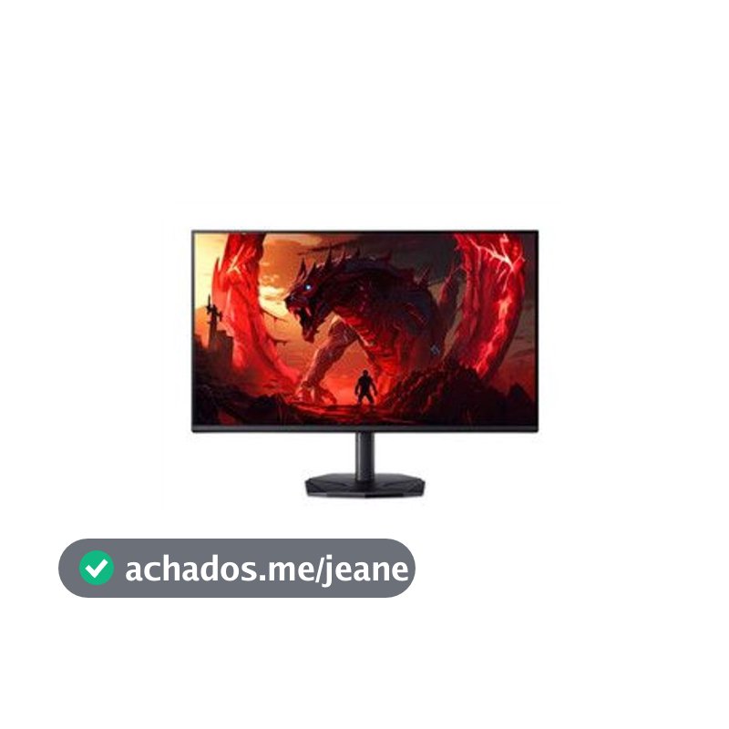 Monitor Gamer Acer Nitro KG270 PObi, Tela 27" LED VA FHD 144Hz, 1ms, AMD FreeSync - Preto