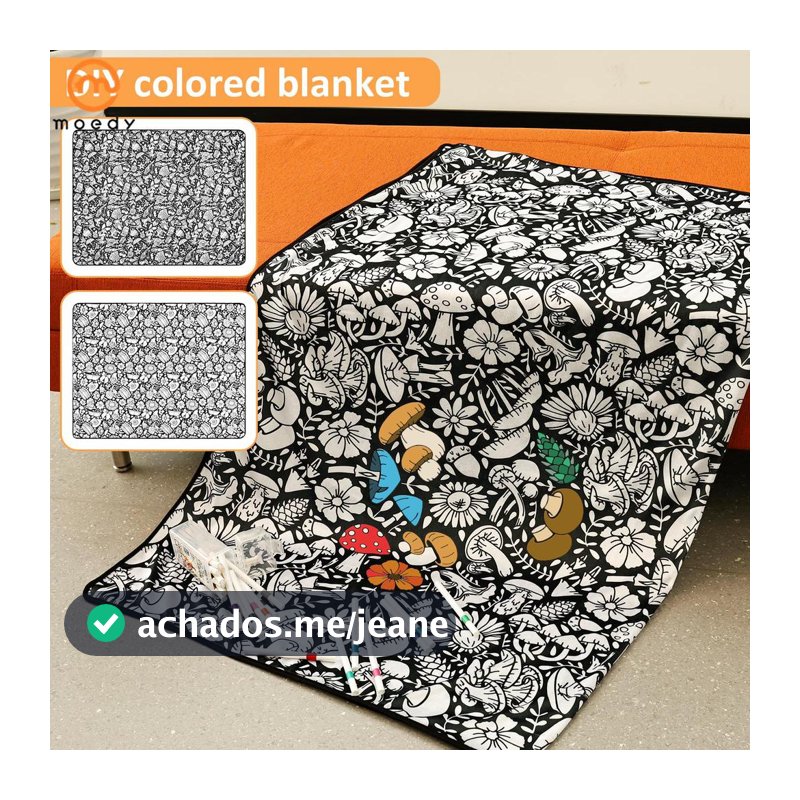 Colorir Próprio Cobertor De Pelúcia DIY Para Com Caneta De 24 Cores Casa Quarto Sala De Estar SHOPSKC8813