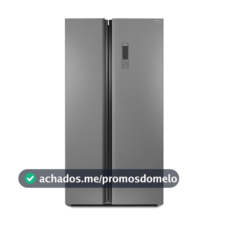 Geladeira 437L Philco Inverter Side by Side Inox PRF535I