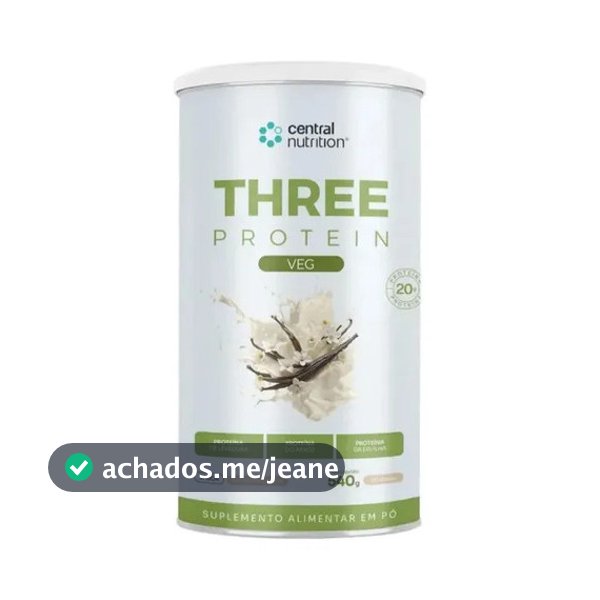 THREE PROTEIN VEG ABACAXI COM COCO LATA 540G - CENTRAL NUTRITION