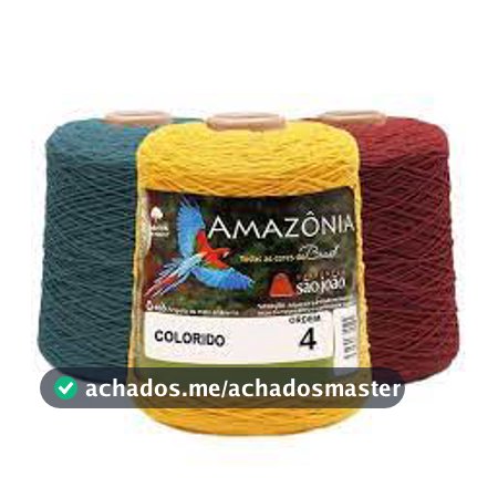 Barbante São João Amazônia Colorido | Fio 4 | 600 Metros