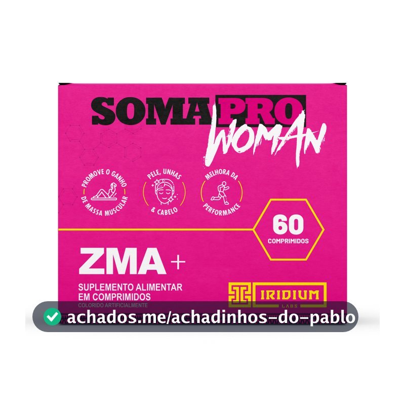 Soma Pro Woman ZMA  60 comprimidos - Iridium Labs