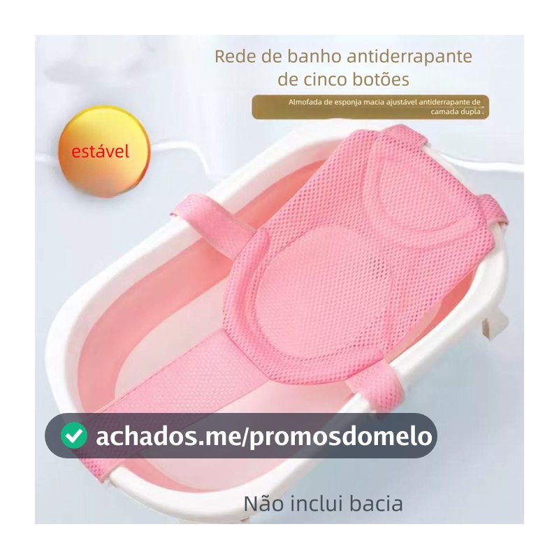 Rede De Proteção Para Banheira Bebê Redutora Suporte para Banho--3807/3808