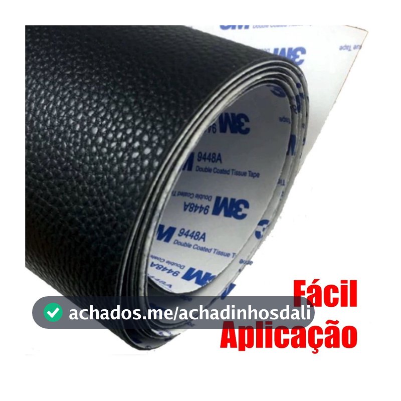 Couro Auto Adesivo para Reparo e Revestimento Sofá Bolsa cadeira moveis 1,40 X 50CM