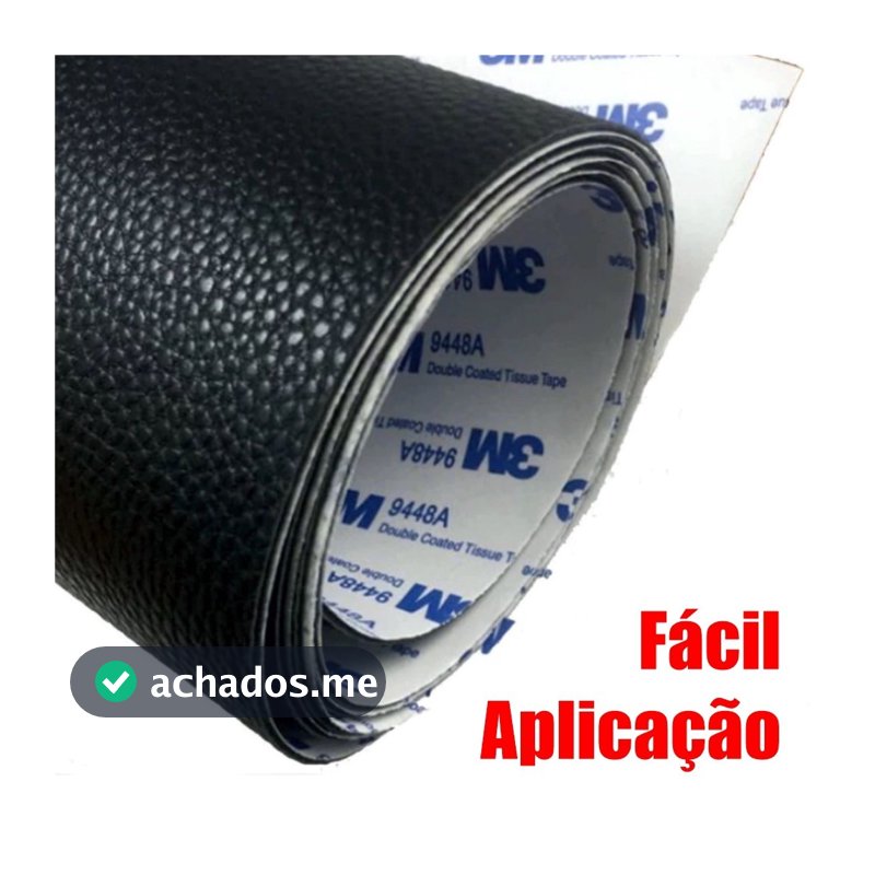 Couro Auto Adesivo para Reparo e Revestimento Sofá Bolsa cadeira moveis 1,40 X 50CM