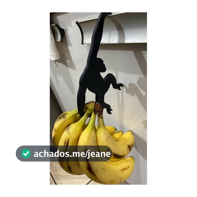 Fruteira-Fruteira Suspensa-Fruteira Decorativa-Enfeite de Cozinha-Decoração de Cozinha-Suporte para Banana-Enfeite