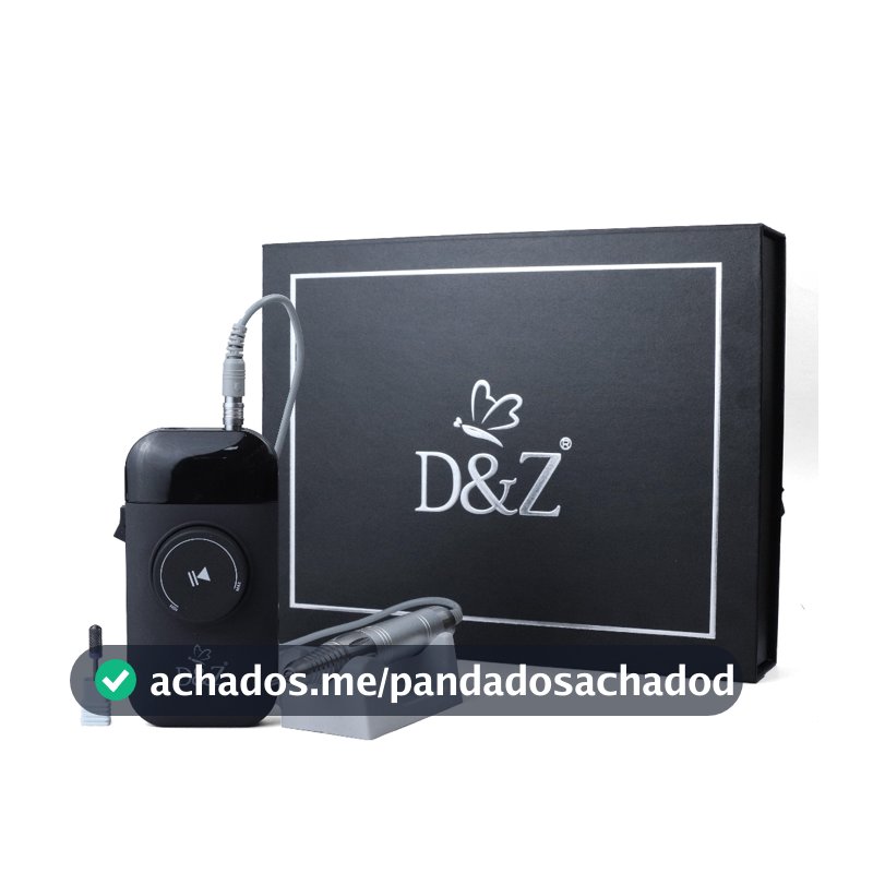 Lixadeira Motor Portátil Sem Fio D&Z LG 609 35.000RPM Recarregável Para Alongamento de Unhas
