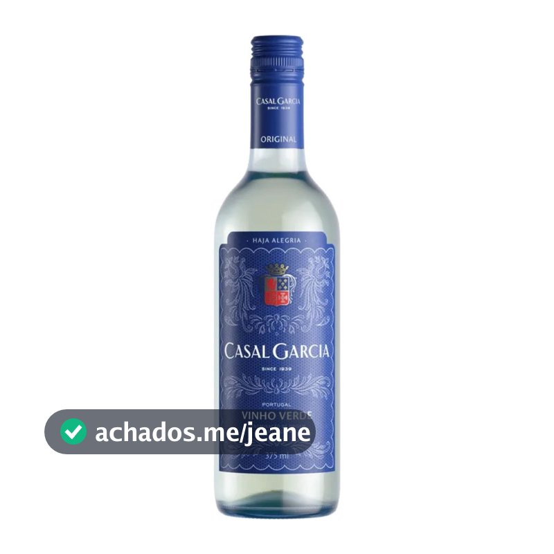 Vinho Português Branco Meio Seco DOC Casal Garcia 375ml