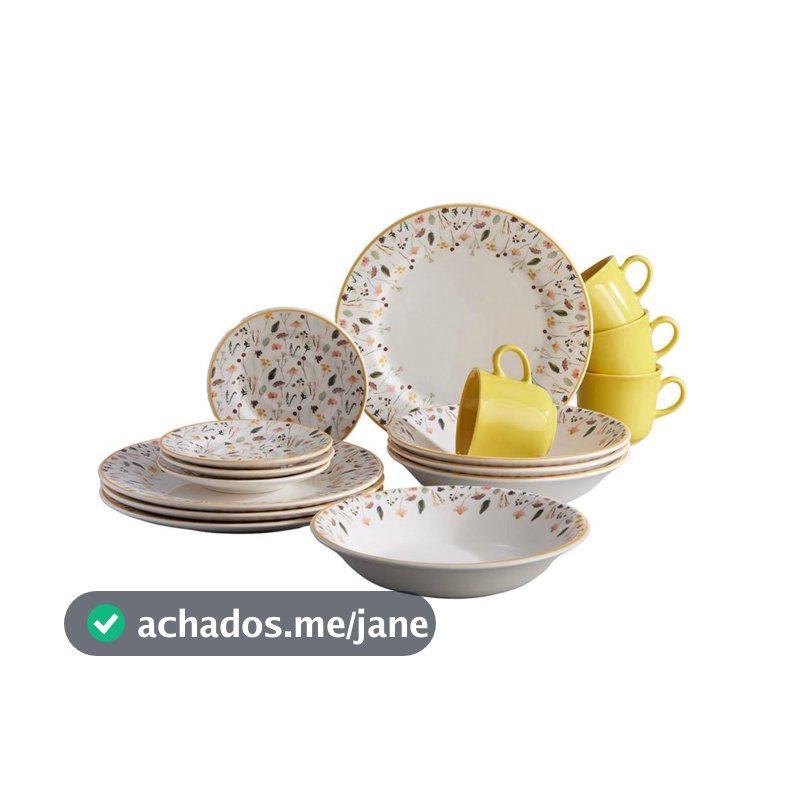 Aparelho de Jantar Ashley 16 Peças Corona