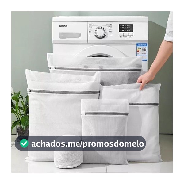 Kit 5 ou Kit 6 Saco Para Lavar Roupas Na Maquina