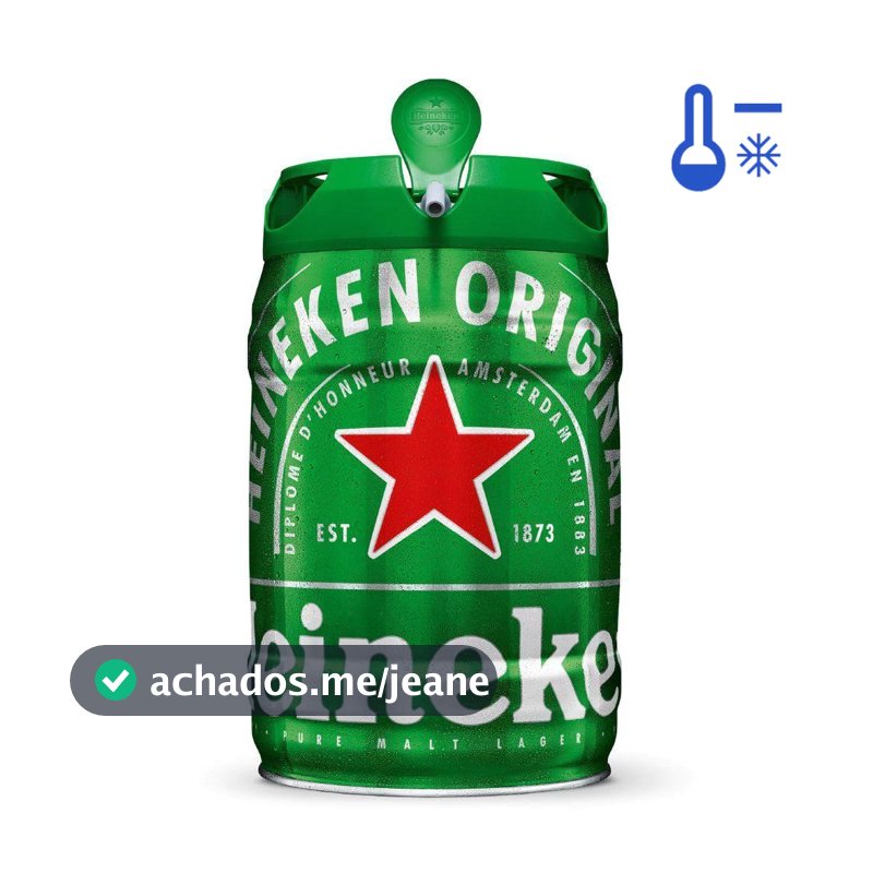 Cerveja Premium 5L Barril Heineken - Gelado