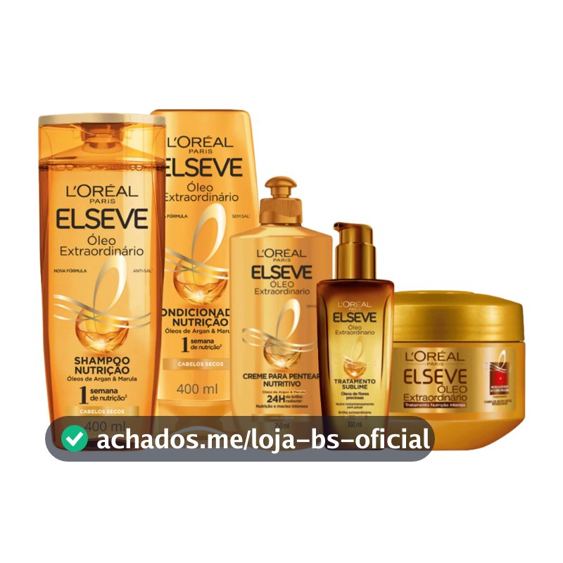 Kit Loreal Elseve Óleo Extraordinário - Escolha seu Kit