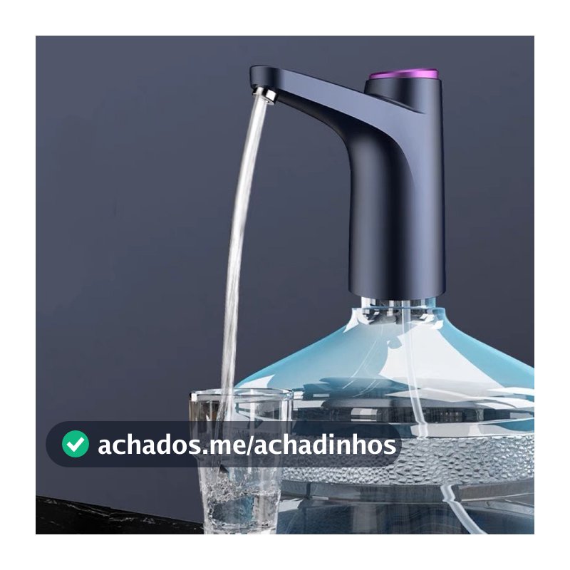 Bebedouro Bomba Elétrica Garrafão Galão Água Recarregável tomate compativel com galão de 20L