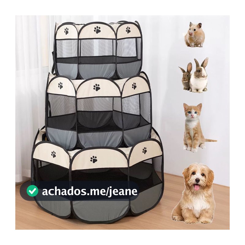 Casinha de cachorro grande portátil dobrável para cachorros e gatos resistente