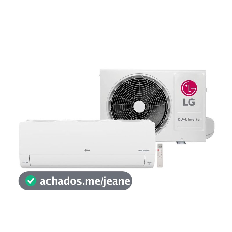 Ar Condicionado Split LG Dual Inverter AI Voice 12000 BTU/h Frio S3-Q12JA31L - 220 Volts