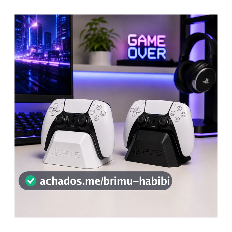 Suporte para Controle PS5 Dualsense - Suporte Organizador de controle Playstation 5