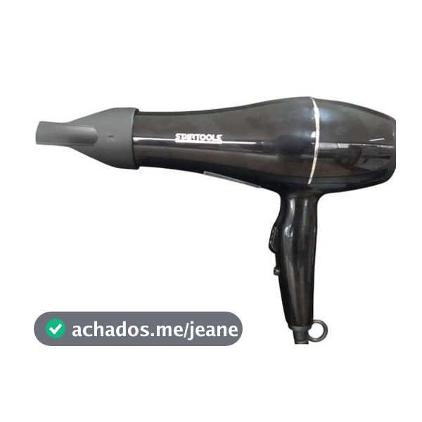 Secador Cabelo Profissional Potente 1800W Tecnologia Avancada Rapida Secagem Preto 127V