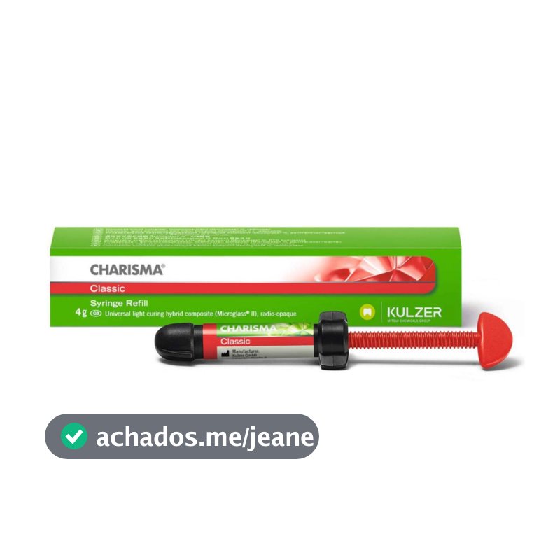 Resina Charisma Classic Kulzer 4g Escolha a Cor - Durabilidade Incomparável