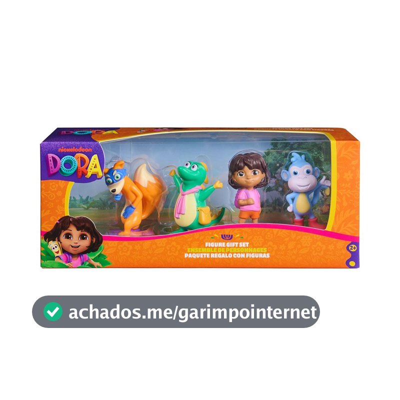 Dora Aventureira - Pack De 4 Mini Bonecos