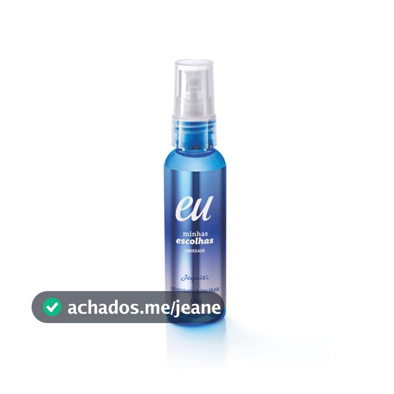 Deo Colônia Eu Minhas Escolhas Liberdade 60ml - Jequiti