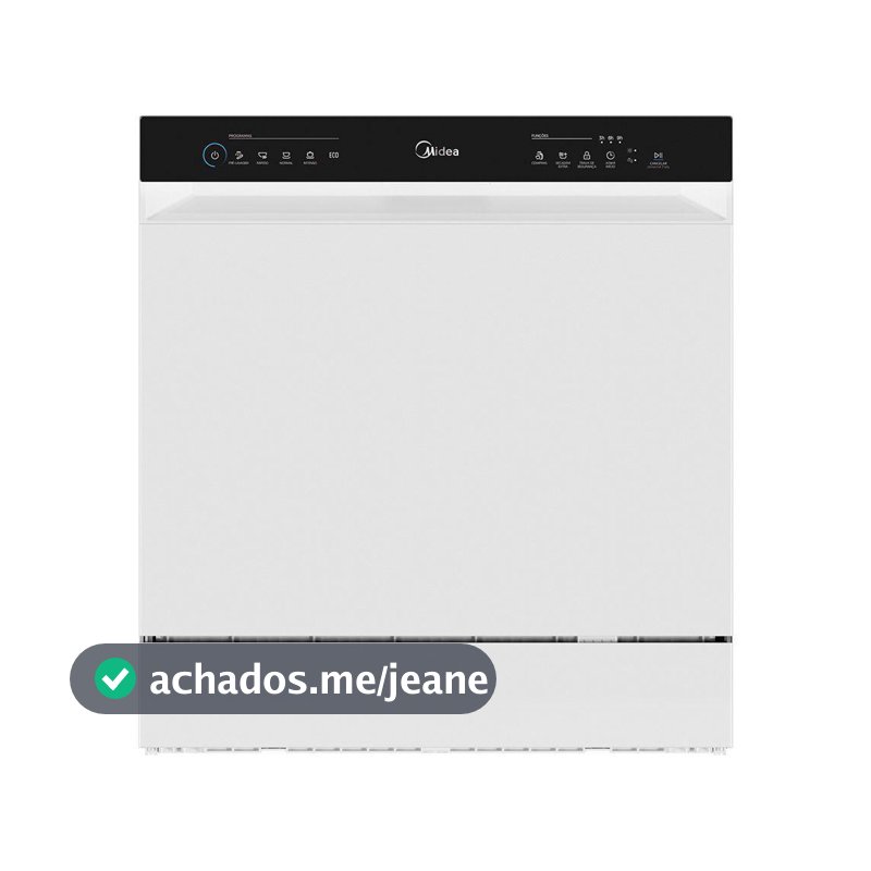 Lava-louças Midea 8 Serviços Touch Plus Branco 127V (MDWTF08W1)