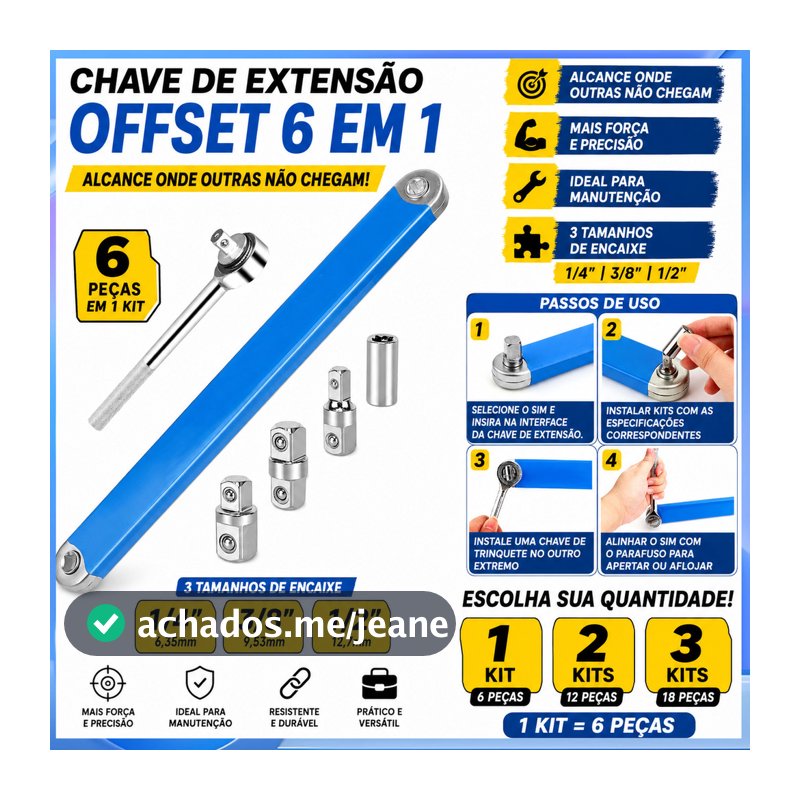 Chave de extensão estendida para economia de trabalho, soquete de catraca, adaptador Universal, Kit de reparo automático