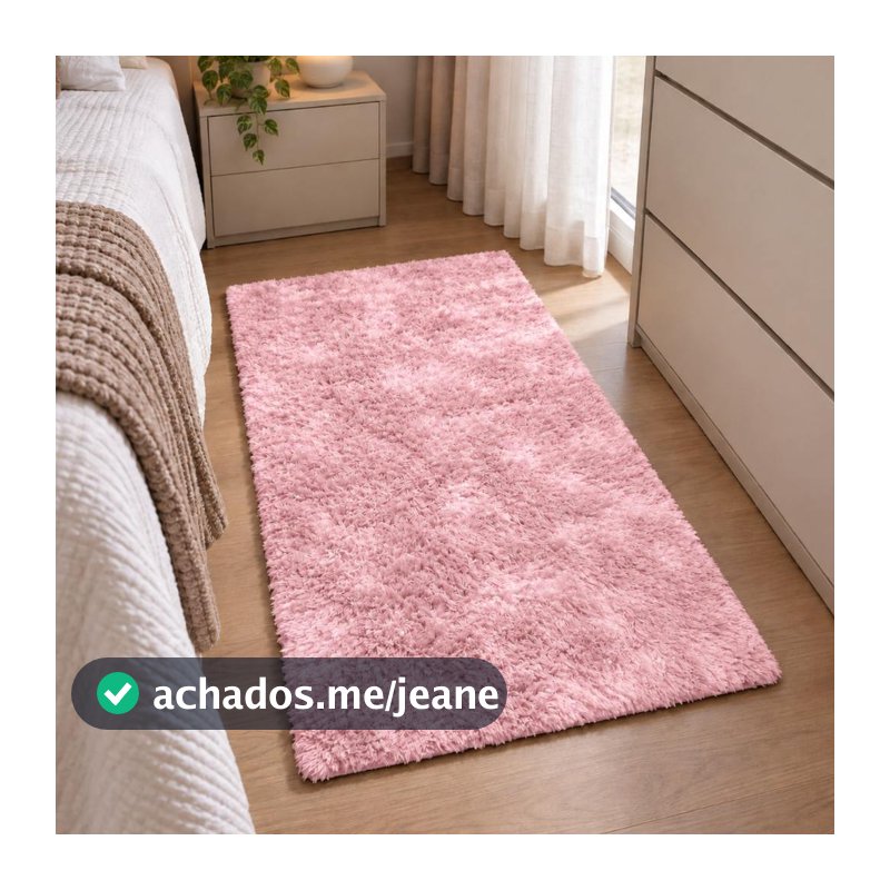 Tapete Felpudo 40mm Para Sala E Quarto 1.00 x 1.50 /  2.00 x 0.60 / 1.00 x 0.60 / 0,60 x 0,40 - CORES