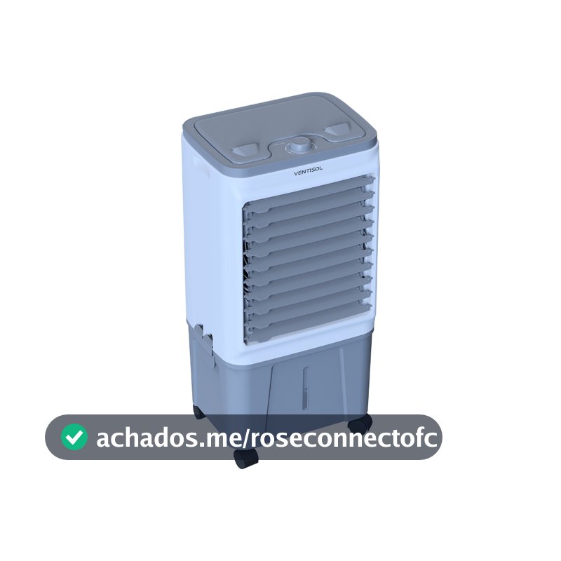 Climatizador Ar Ventisol Portátil Turbo Evaporativo 16 Litros 5 em 1 Umidificador CLIN16 PRO 130W