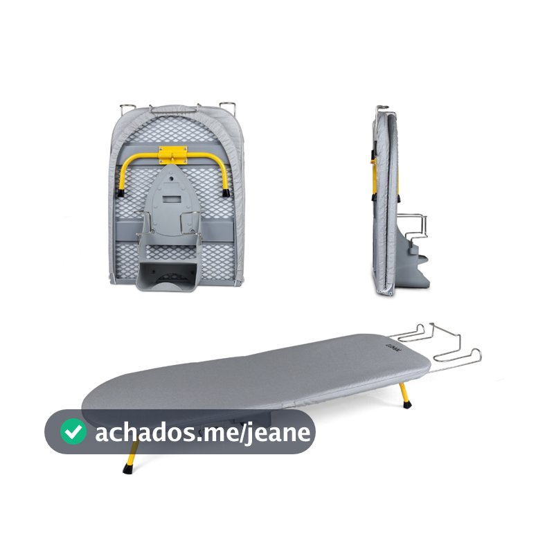 Lumai Tábua Passar Roupa Ferro Portátil Dobrável Mesa Bancada Viagem Tecido Antichama Inox